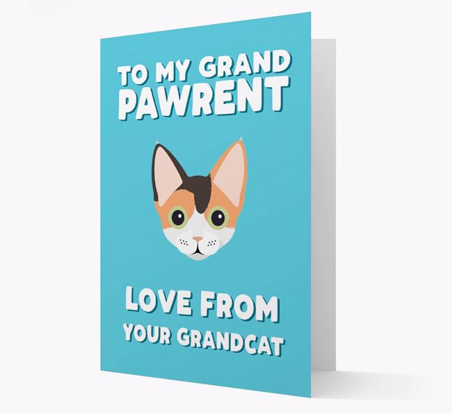'To My Grandpawrent' - Personalized {breedCommonName} Card