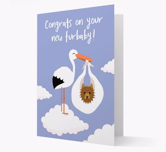 'Congrats On Your New Furbaby!'  - Personalized {breedFullName} Card