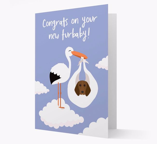 'Congrats On Your New Furbaby!'  - Personalised {breedFullName} Card