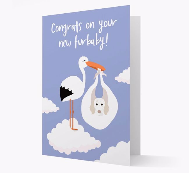 'Congrats On Your New Furbaby!'  - Personalized {breedFullName} Card