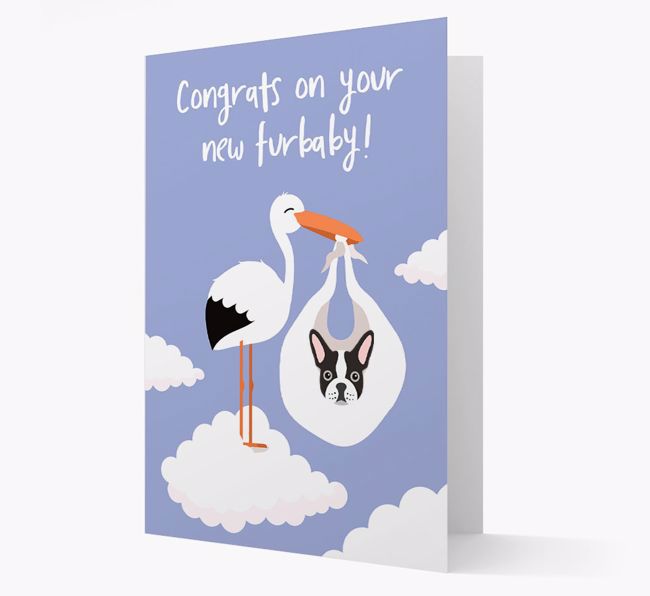 'Congrats On Your New Furbaby!'  - Personalized {breedFullName} Card