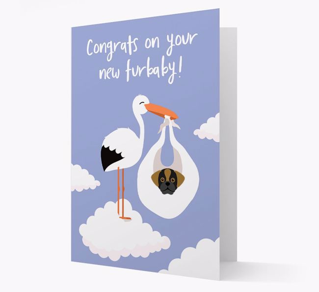 'Congrats On Your New Furbaby!'  - Personalised {breedFullName} Card