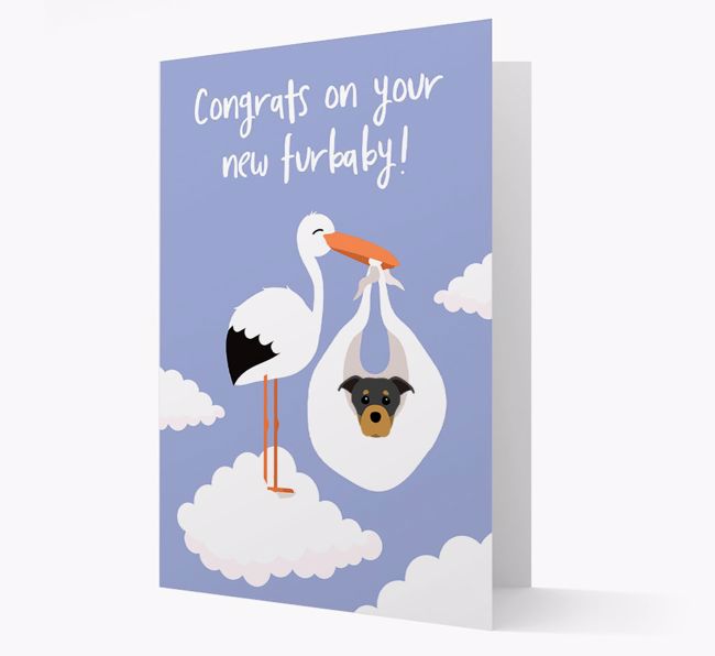 'Congrats On Your New Furbaby!'  - Personalized {breedFullName} Card