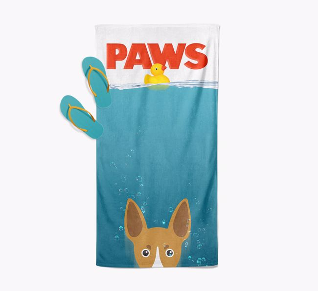 Paws: Personalised {breedFullName} Towel