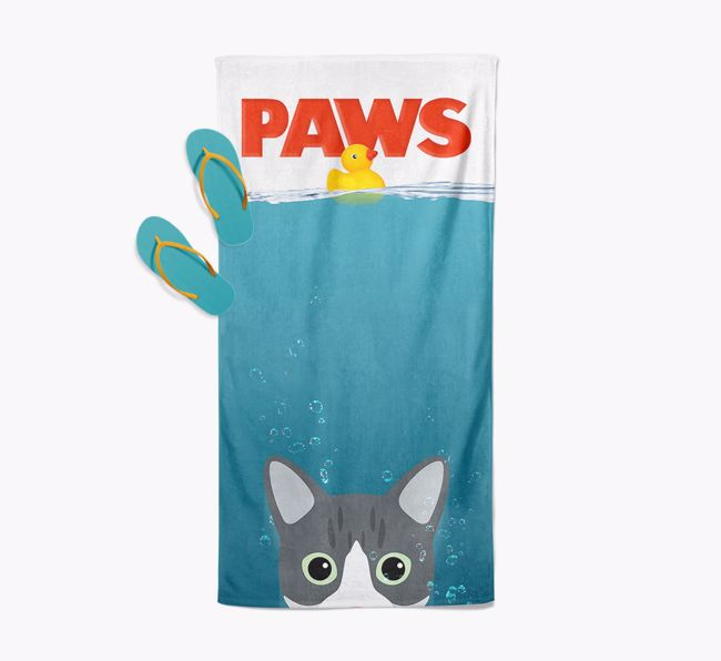 'Paws' - Personalised {breedFullName} Towel