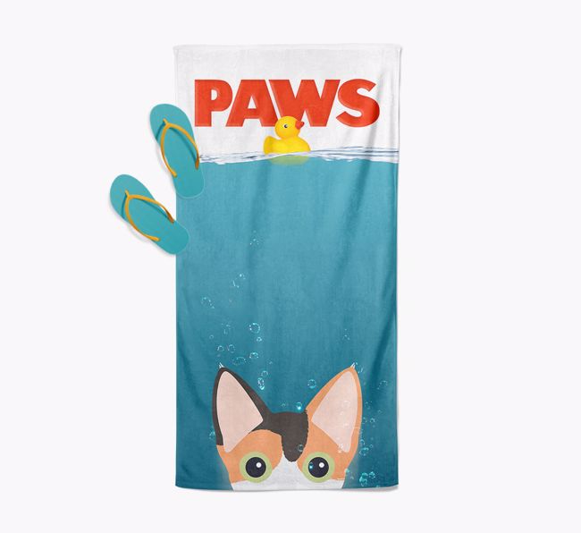 Paws: Personalized {breedCommonName} Towel