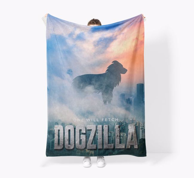 'Dogzilla' - Personalised Snuggle Blanket with {breedFullName} Icon