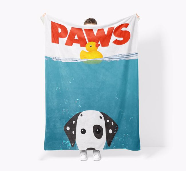 'Paws' - Personalised Snuggle Blanket with {breedFullName} Icon