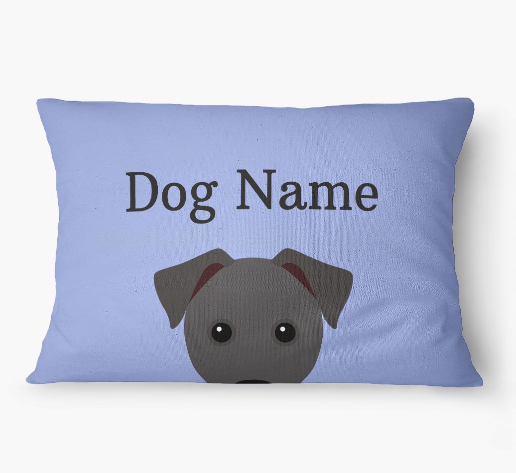 'Peeking Yappicon' - Personalised Dog Bed