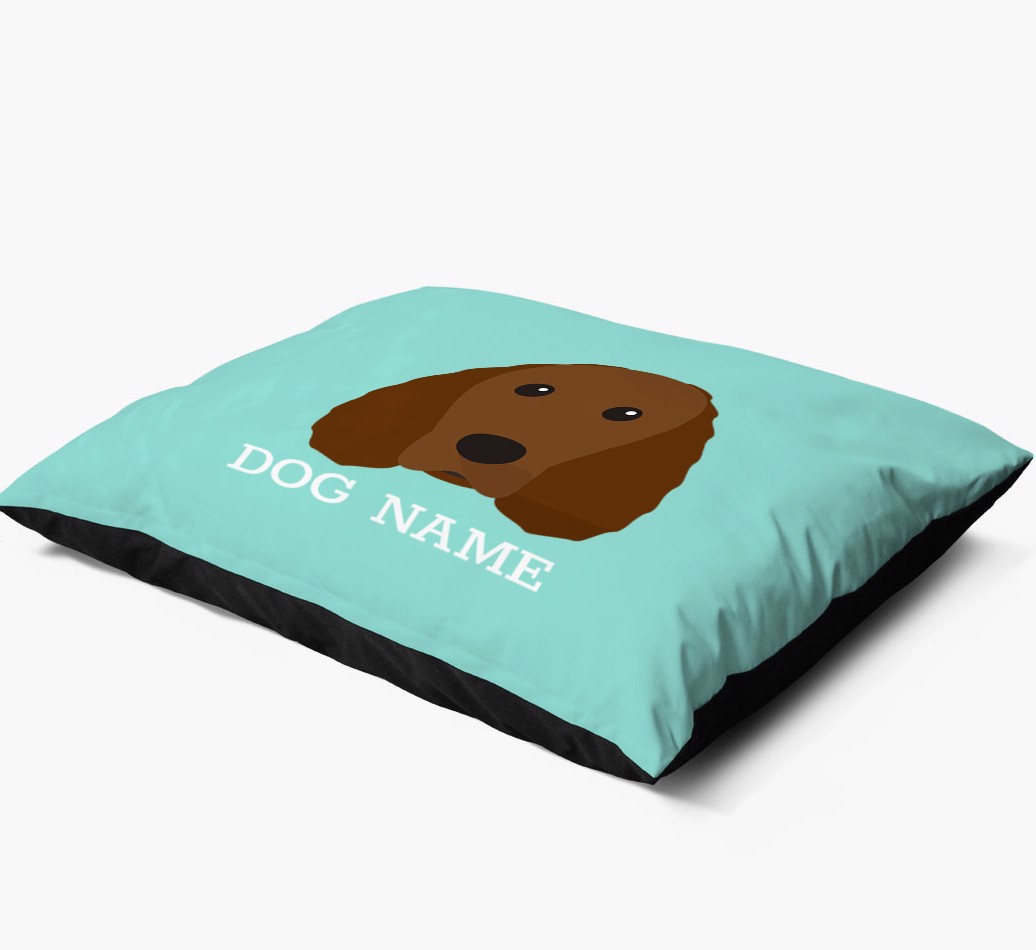 'Yappicon and Name' - Personalised Dog Bed