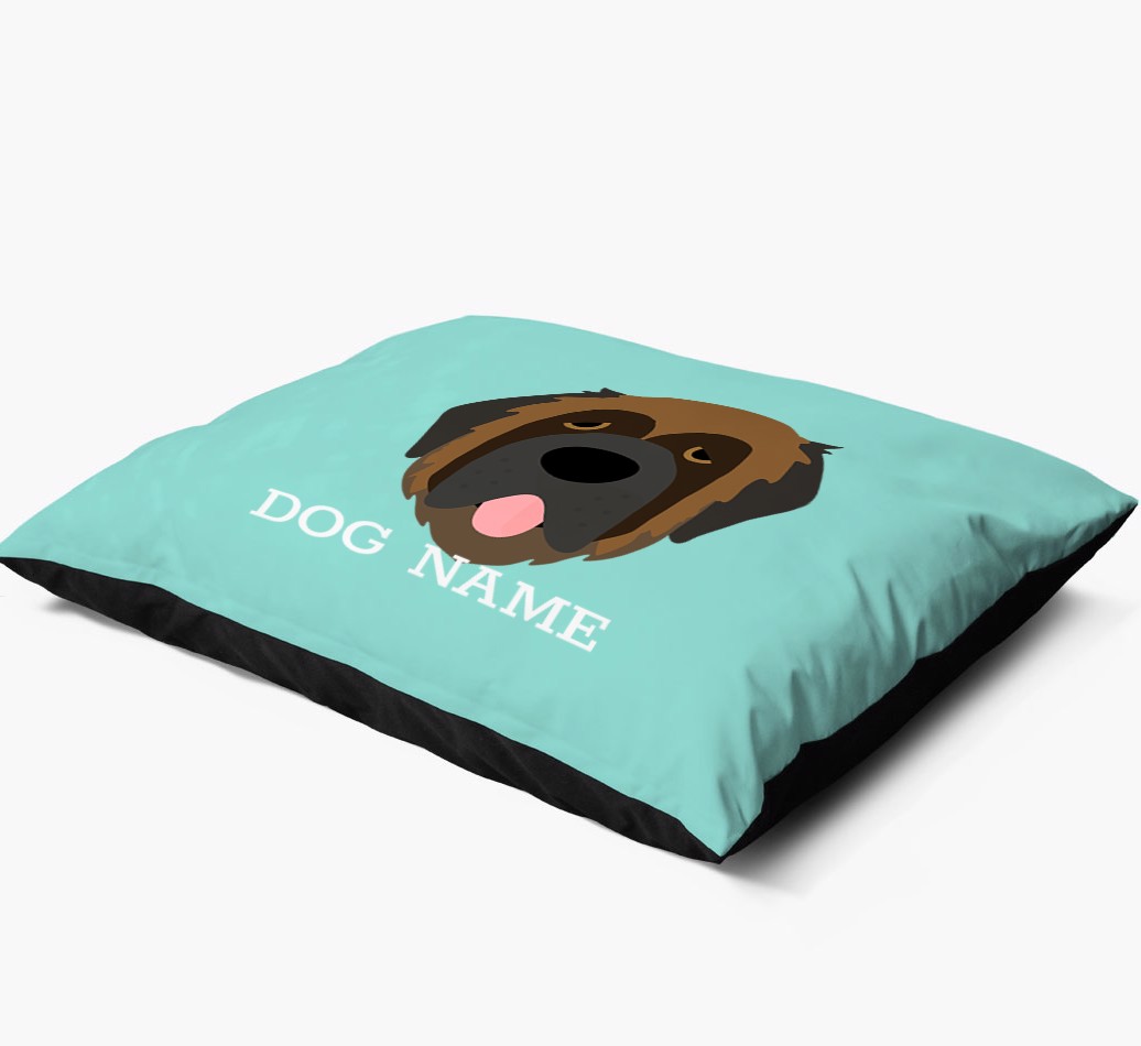 'Yappicon and Name' - Personalised Dog Bed