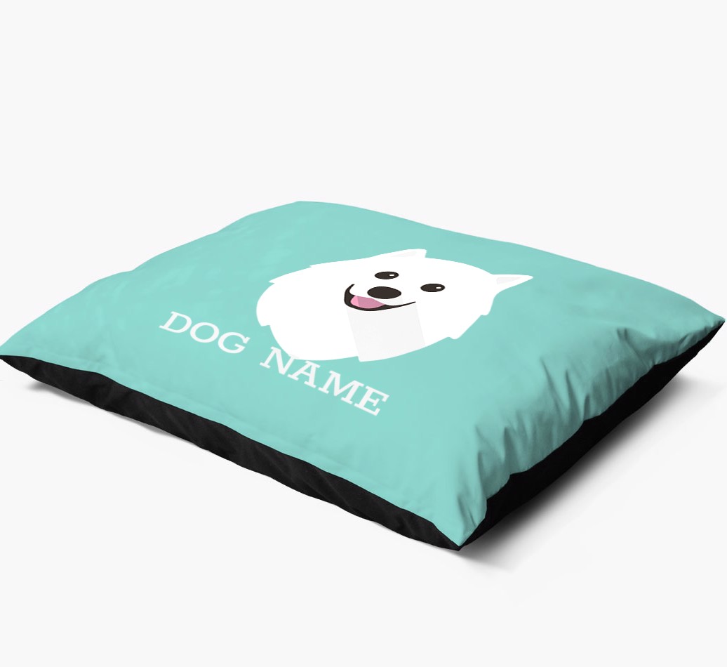 'Yappicon and Name' - Personalised Dog Bed