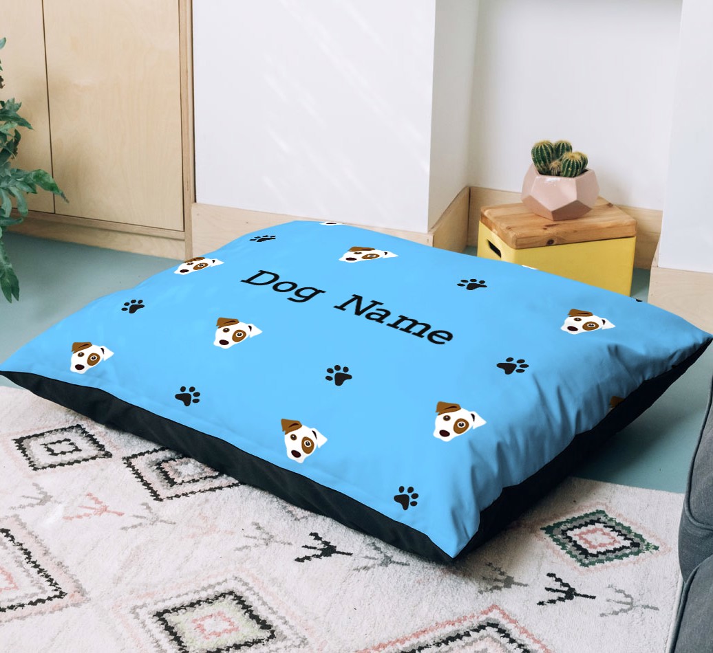 'Paw Print Pattern' - Personalised Dog Bed