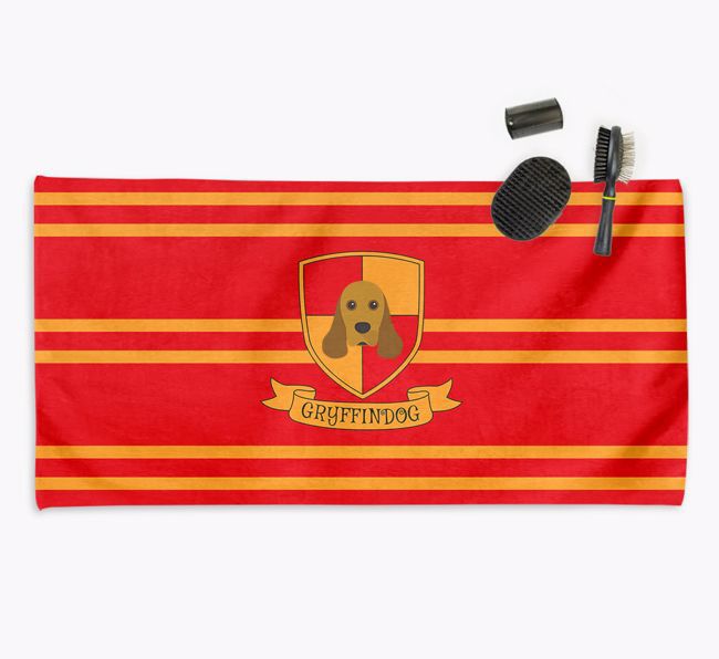 'Harry Pawter' - Personalised {breedFullName} Towel