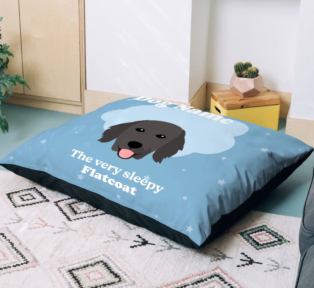 'The Very Sleepy Dog' - Personalised Dog Bed