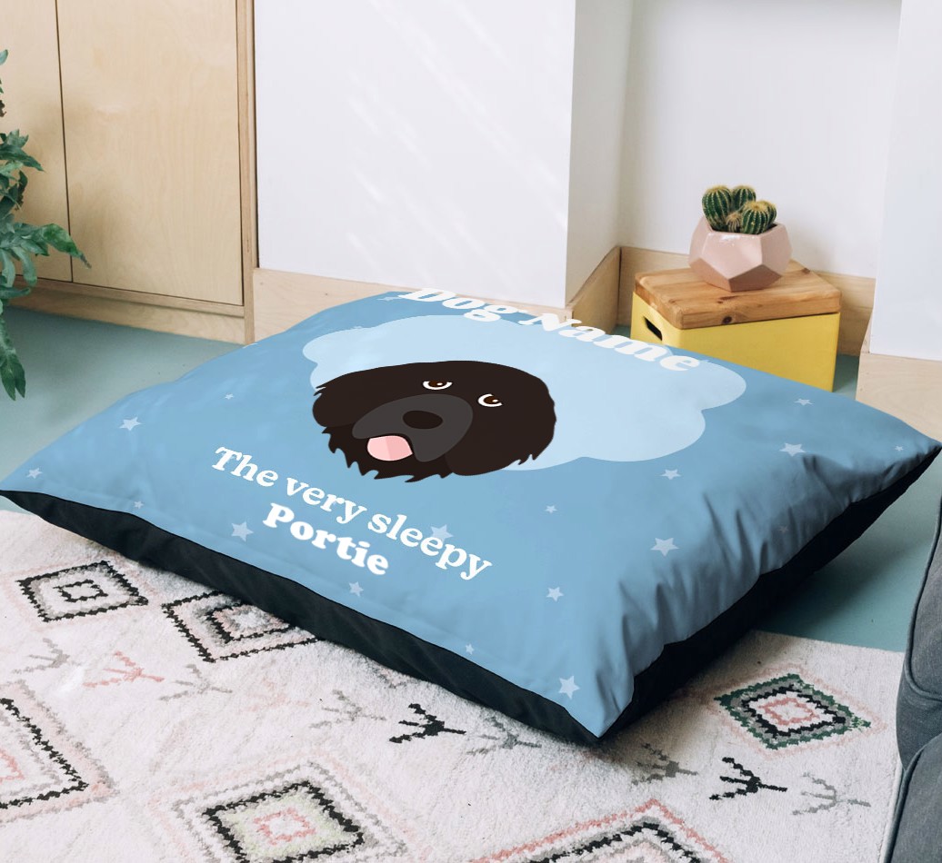 'The Very Sleepy Dog' - Personalised Dog Bed