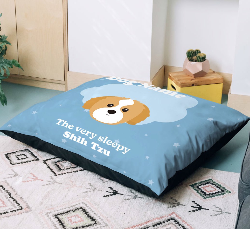 'The Very Sleepy Dog' - Personalised Dog Bed