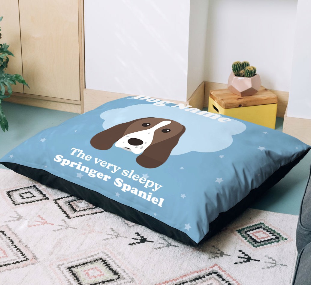 'The Very Sleepy Dog' - Personalised Dog Bed