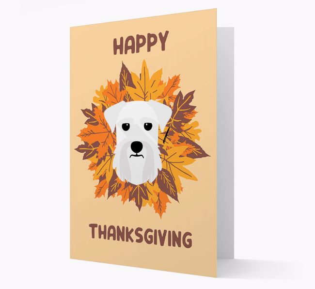 Happy Thanksgiving: Personalized {breedFullName} Card