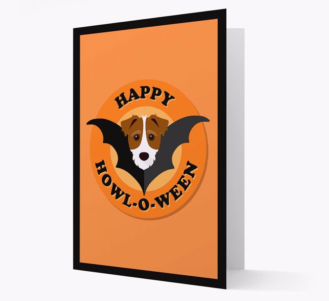 'Happy Howl-o-ween' - Personalised {breedFullName} Halloween Card