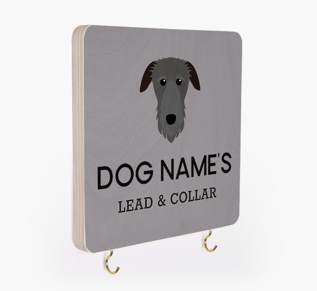 'Dog's Lead and Collar - Personalised Lead & Collar Hanger