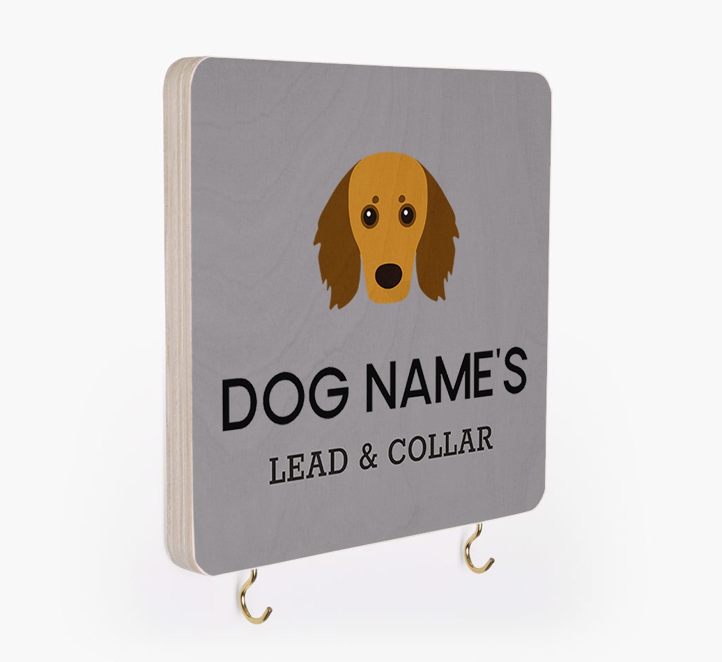 'Dog's Lead and Collar - Personalised Lead & Collar Hanger