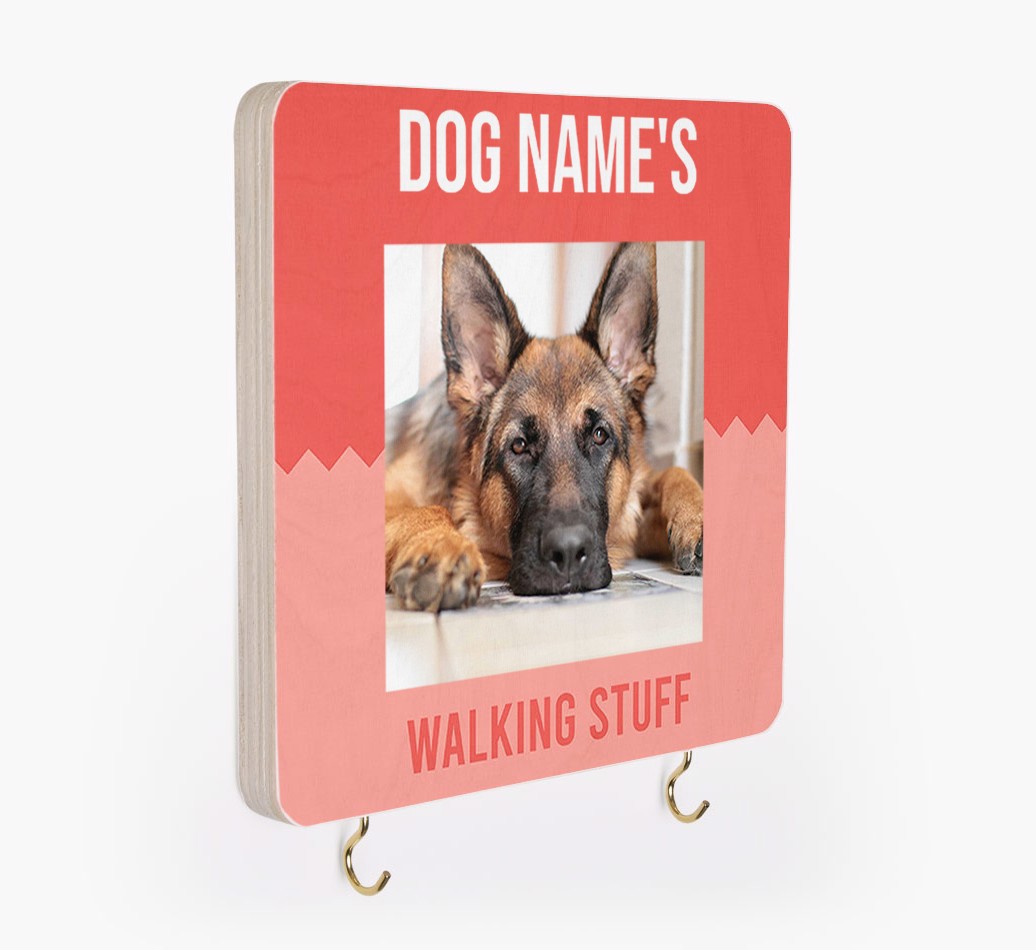 'Walking Stuff' - Personalised Lead & Collar Hanger