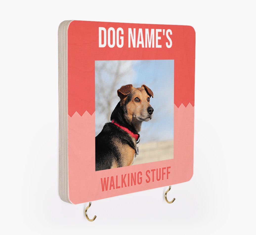 'Walking Stuff' - Personalised Lead & Collar Hanger