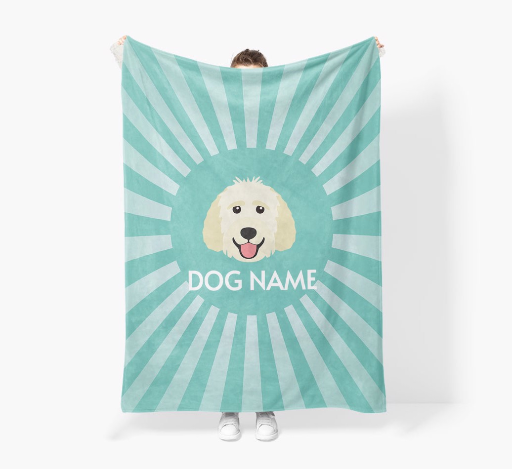 'Spotlight' - Personalized Blanket - Held by Person
