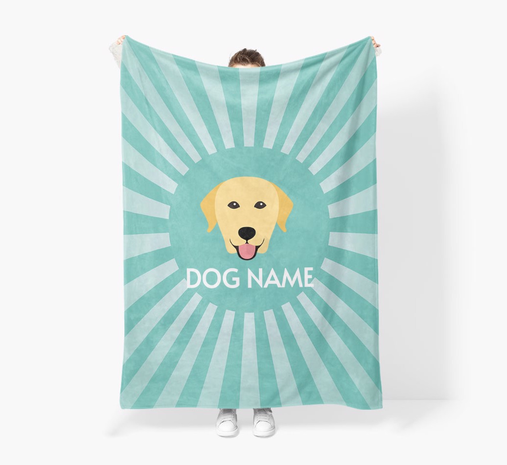 'Spotlight' - Personalized Blanket - Held by Person