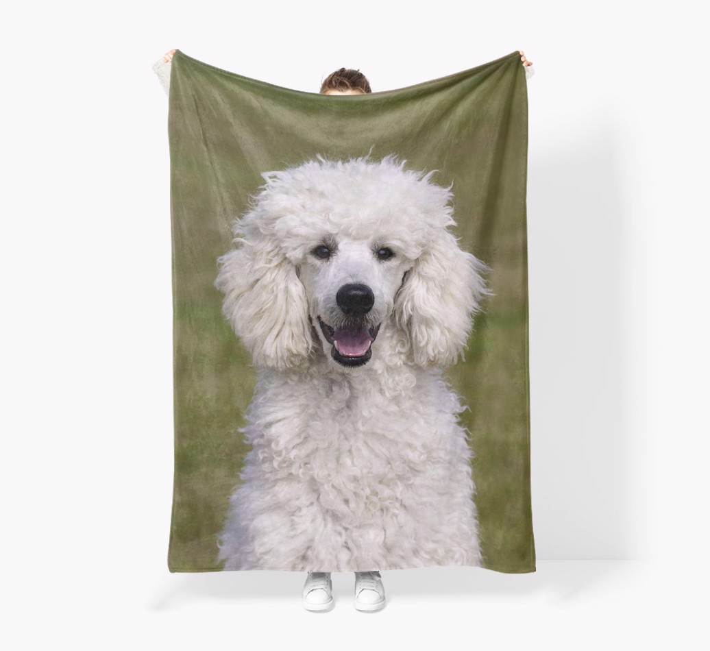 'Plain Photo Upload' - Personalized Blanket - Held by Person