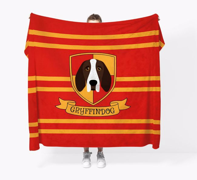 'Dogwarts' - Personalised {breedFullName} Blanket