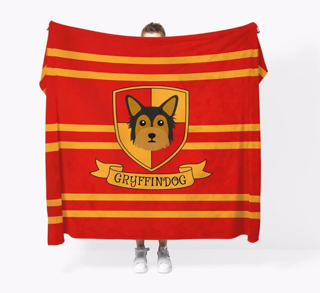 'Dogwarts' - Personalised {breedFullName} Blanket