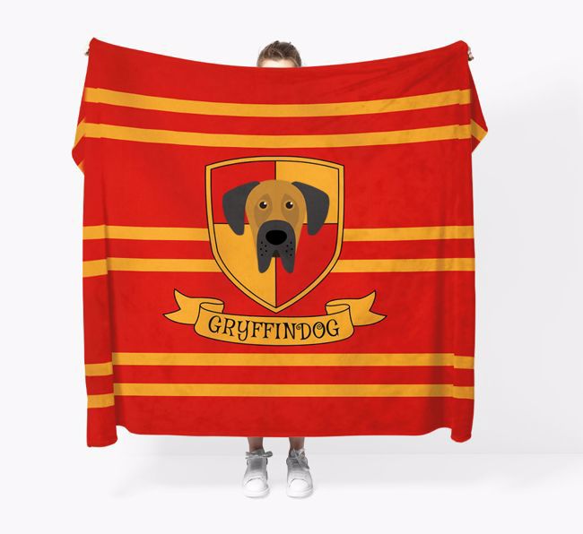 'Dogwarts' - Personalised {breedFullName} Blanket
