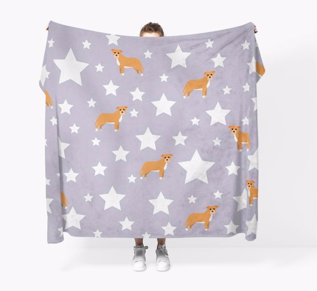 'Star Pattern' - Personalized {breedFullName} Blanket