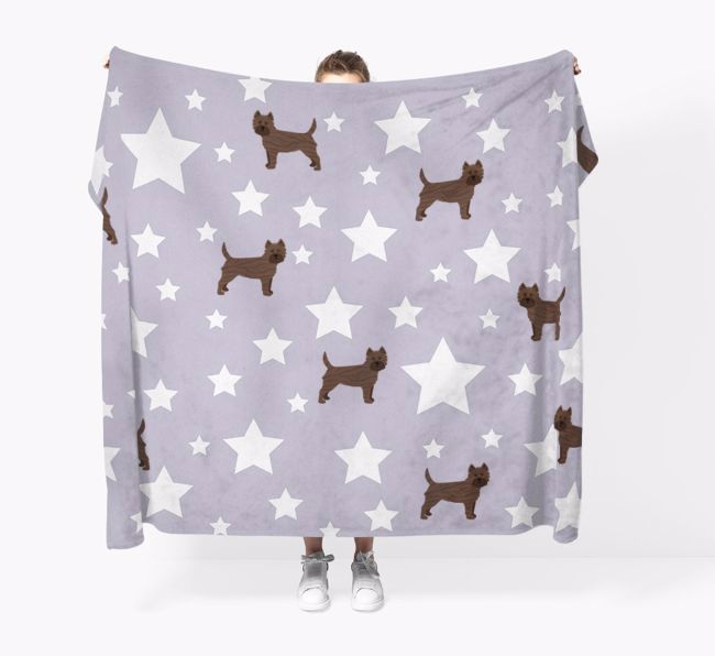 'Star Pattern' - Personalised {breedFullName} Blanket