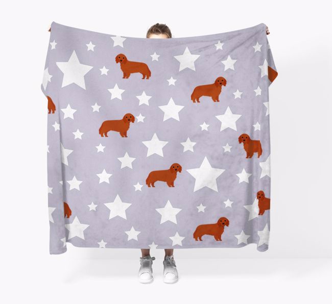 'Star Pattern' - Personalised {breedFullName} Blanket