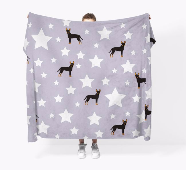 'Star Pattern' - Personalised {breedFullName} Blanket