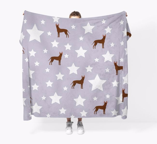 'Star Pattern' - Personalised {breedFullName} Blanket