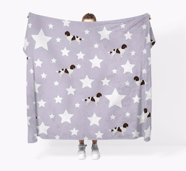 'Star Pattern' - Personalised {breedFullName} Blanket