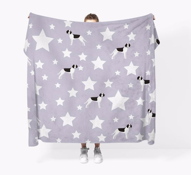 'Star Pattern' - Personalised {breedFullName} Blanket