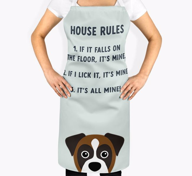 House Rules: Personalized {breedFullName} Apron