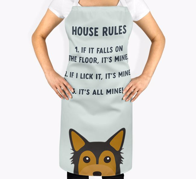 House Rules: Personalised {breedFullName} Apron