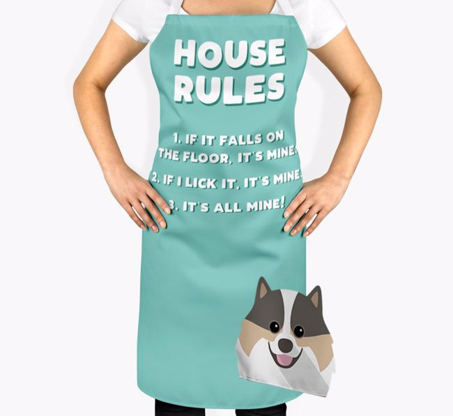 'House Rules' - Personalized {breedFullName} Apron
