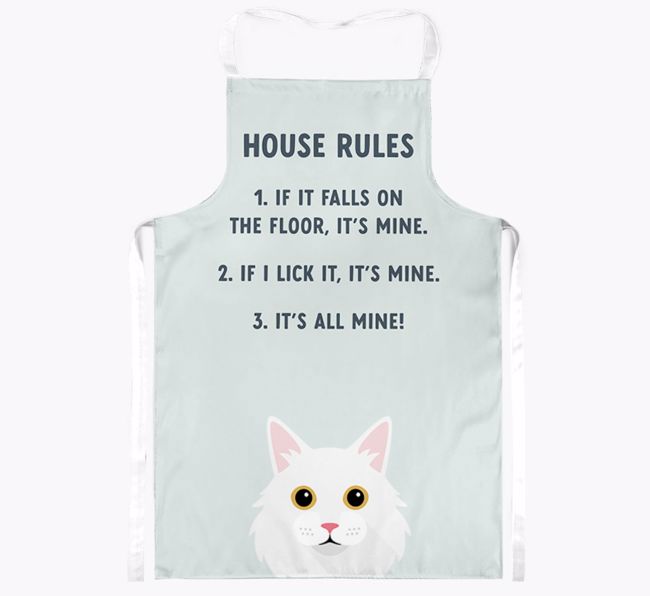 'House Rules' - Personalized {breedCommonName} Apron