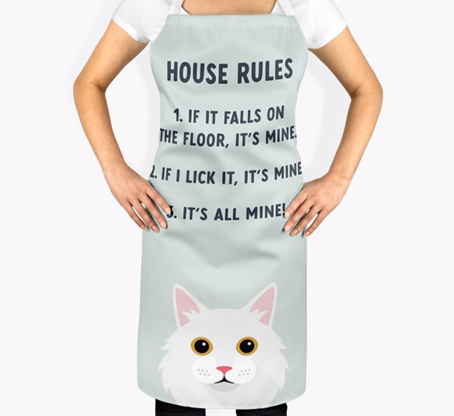 'House Rules' - Personalised {breedCommonName} Apron
