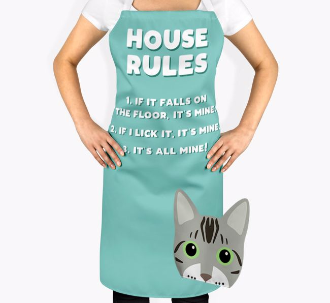 'House Rules' - Personalised {breedCommonName} Apron