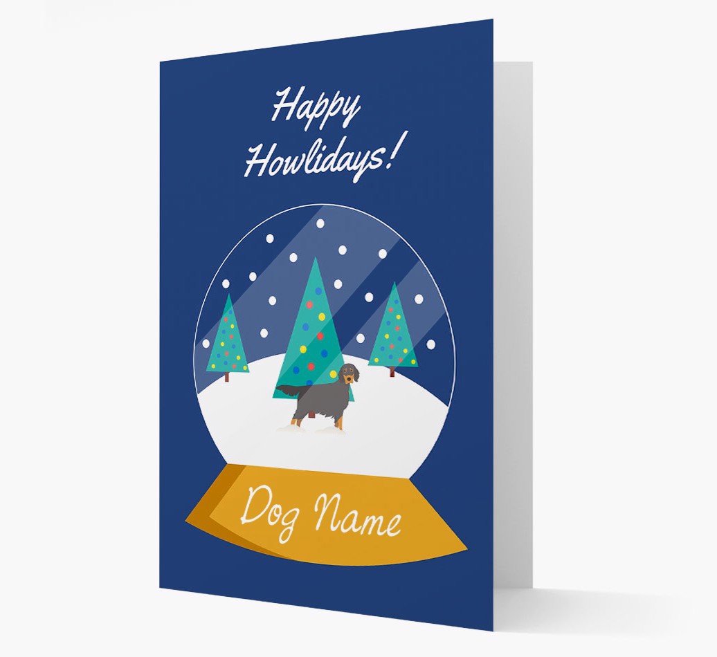 'Happy Howlidays' - Personalised {breedFullName} Card