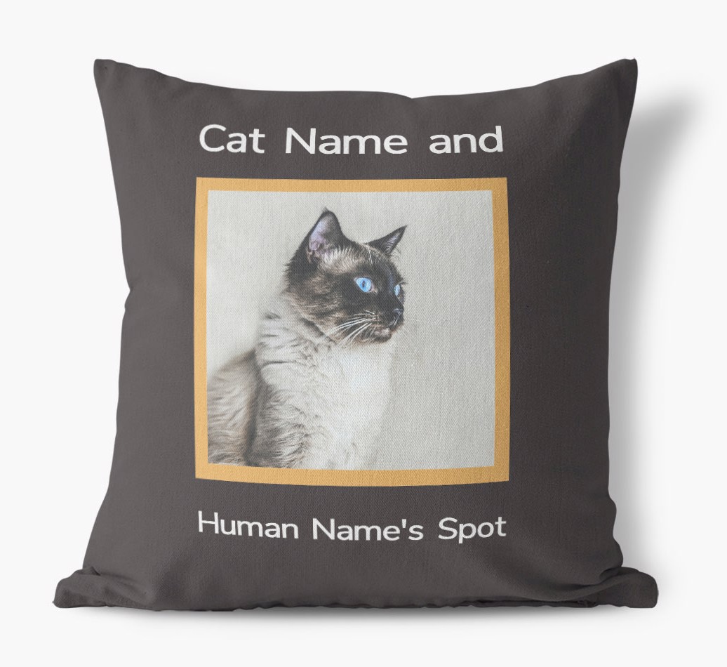 'Our Spot' - {breedCommonName} Photo Upload Pillow