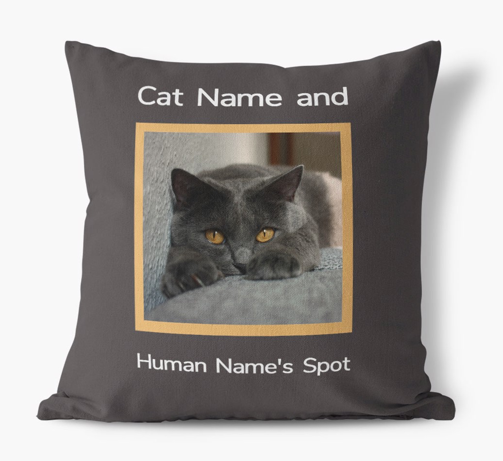 'Our Spot' - {breedCommonName} Photo Upload Pillow